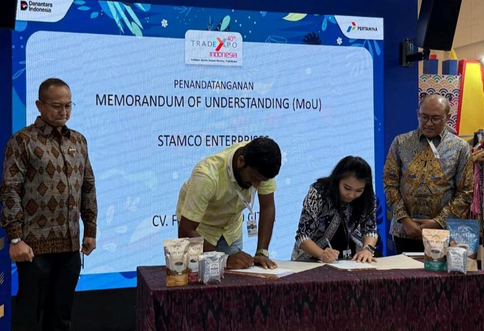 KOMITMEN: Sejumlah MoU dengan pihak kedua berhasil diteken Pertamina Patra Niaga dalam perhelatan Trade Expo Indonesia 2025.