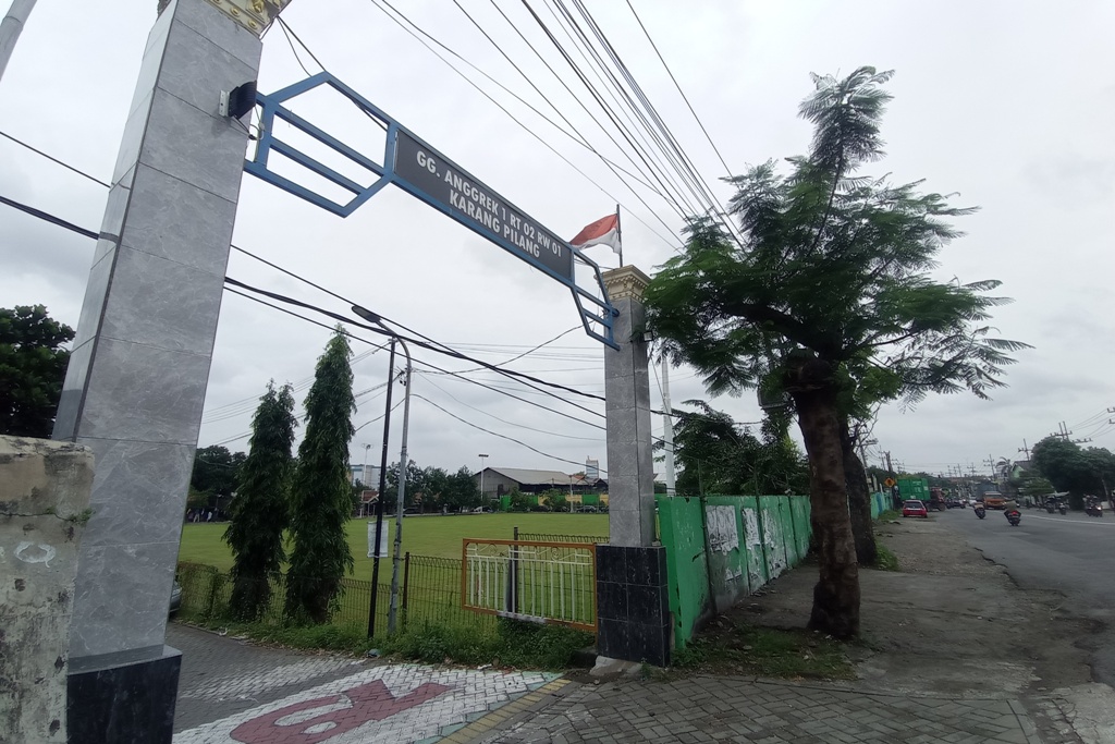 Lahan yang disebut-sebut bakal dibangun RSUD Surabaya Selatan. (SURYANTO/RADAR SURABAYA)