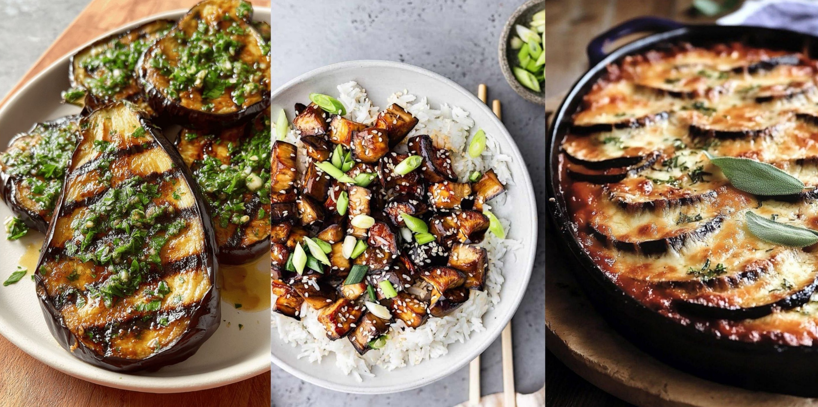 Terong tak hanya bisa diolah menjadi makanan tradisional, tapi jugabisa menjadi olahan modern yang lezat dan sehat.