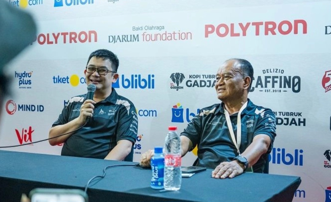 Ketua Panitia Pelaksana PON Bela Diri 2025, sekaligus pengurus KONI Pusat, Ryan Gozali (kiri).