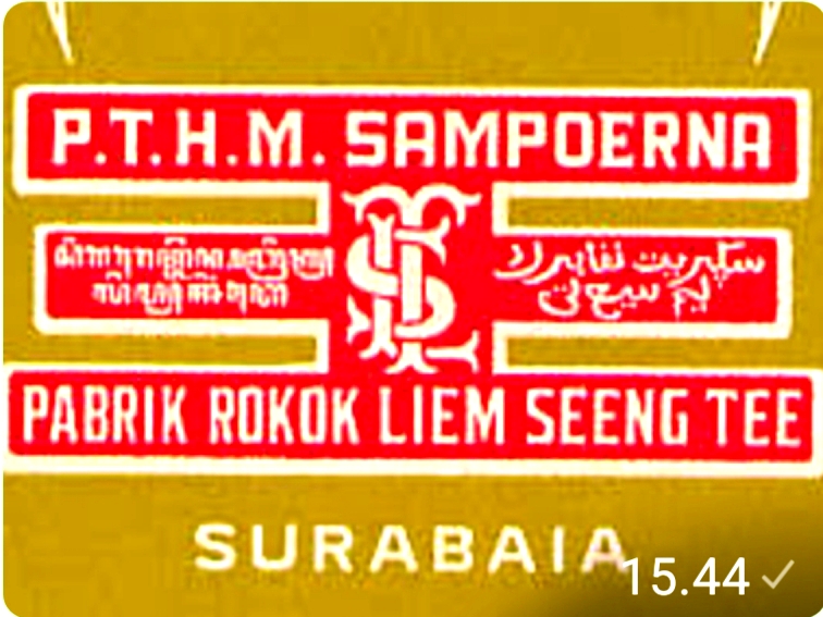 SEJARAH: Aksara Jawa di bungkus rokok Dji Sam Soe keluaran PT HM Sampoerna.