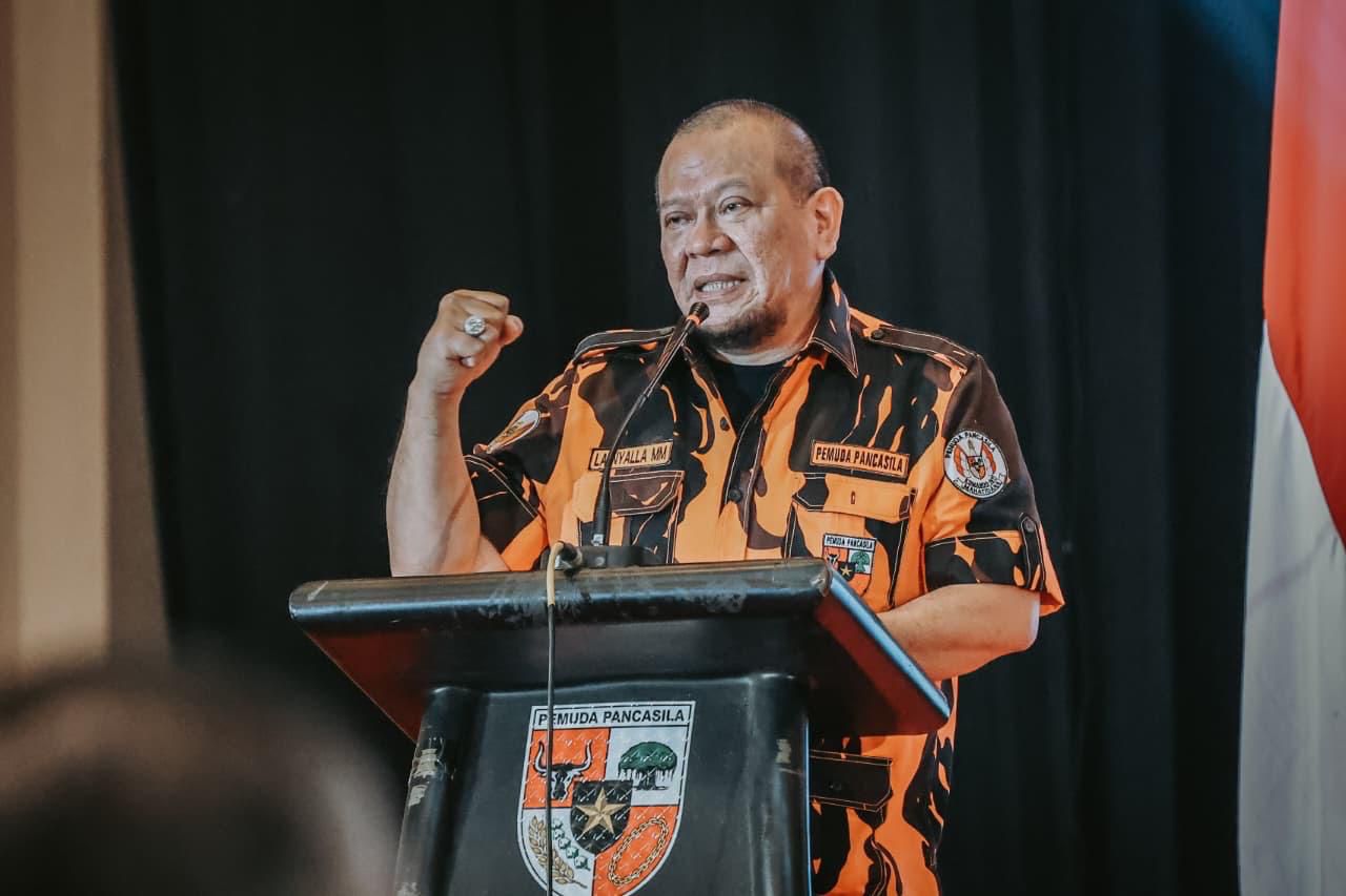 Ketua MPW Pemuda Pancasila AA LaNyalla Mahmud Mattalitti.