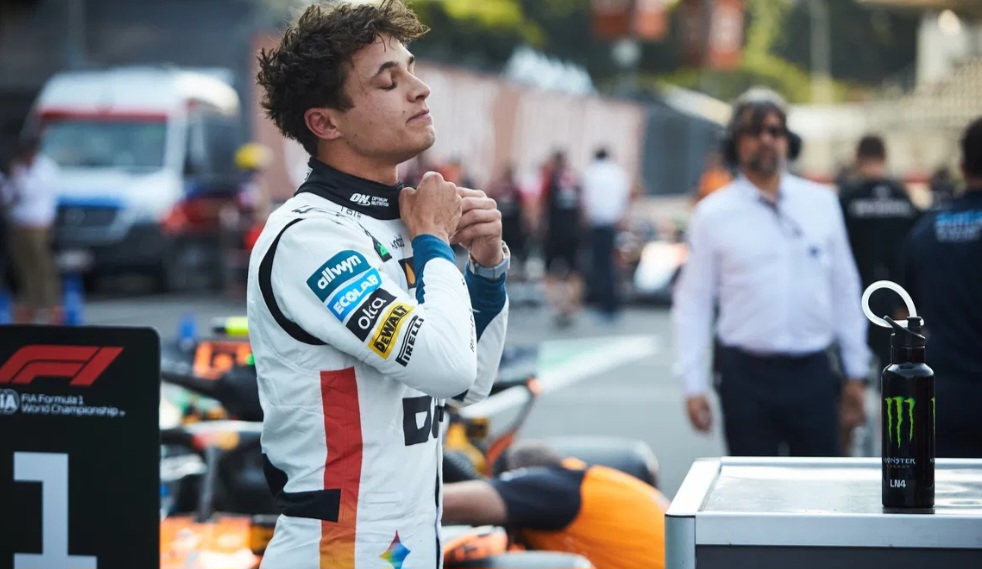 Lando Norris jadi jawara di Meksiko City.