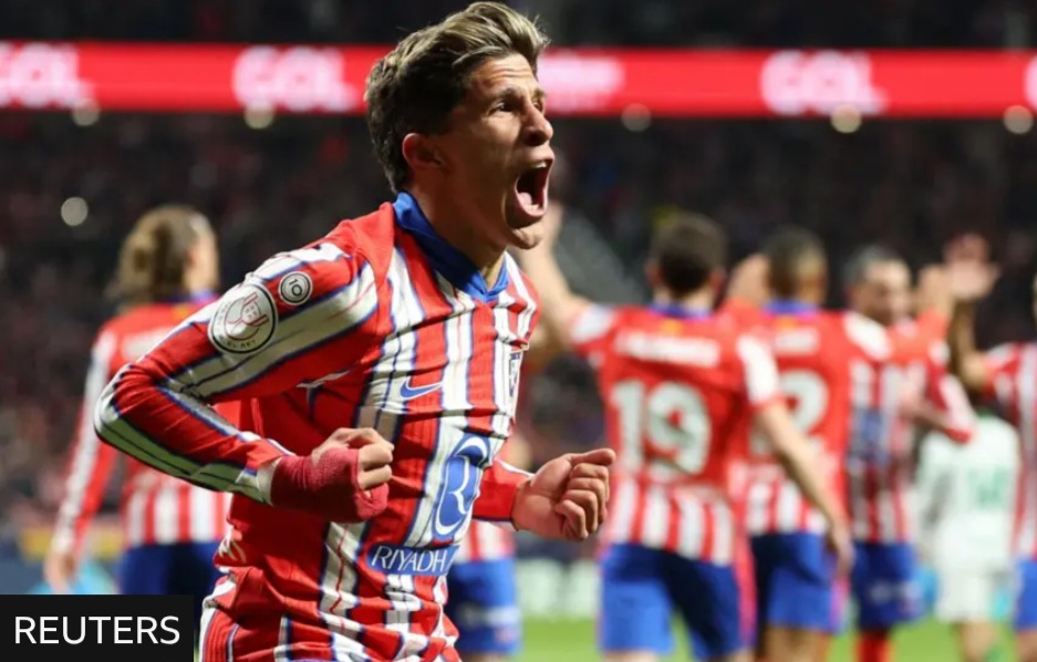 Giuliano Simeone cetak gol saat Atletico Madrid kalahkan Real Betis.