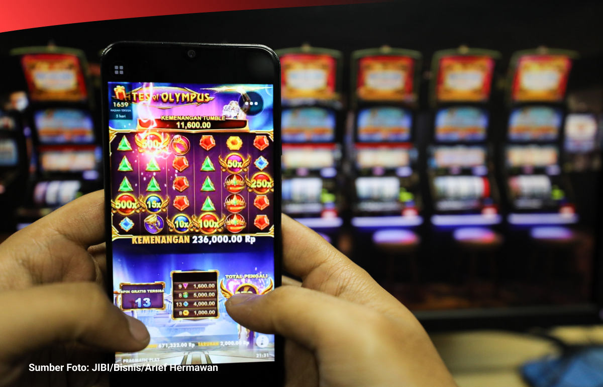 Ilustrasi judi online, pemerintah tindak 31 ribu rekening terindikasi judol.