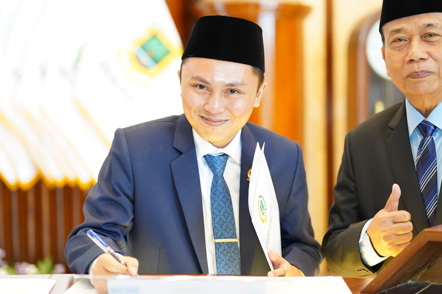 ANGGARAN: Juru Bicara Komisi A DPRD Jatim Naufal Al Ghifary meminta meski anggaran BKD Jawa Timur dipangkas tidak mengurangi pelayanan. (IST/RADAR SURABAYA)