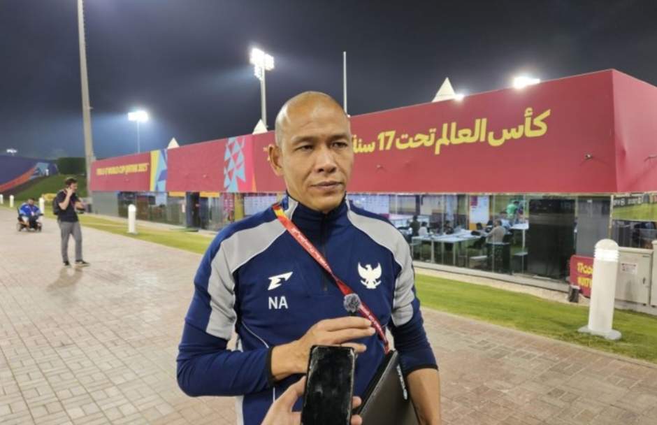 Nova Arianto bawa Indonesia raih kemenangan perdana di Piala Dunia.