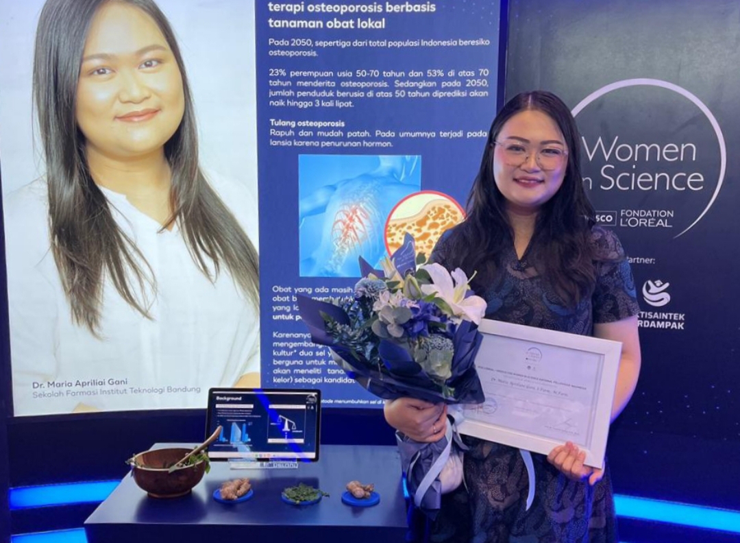 Model seluler osteoporosis karya Maria Apriliani Gani mendapat pengakuan internasional.