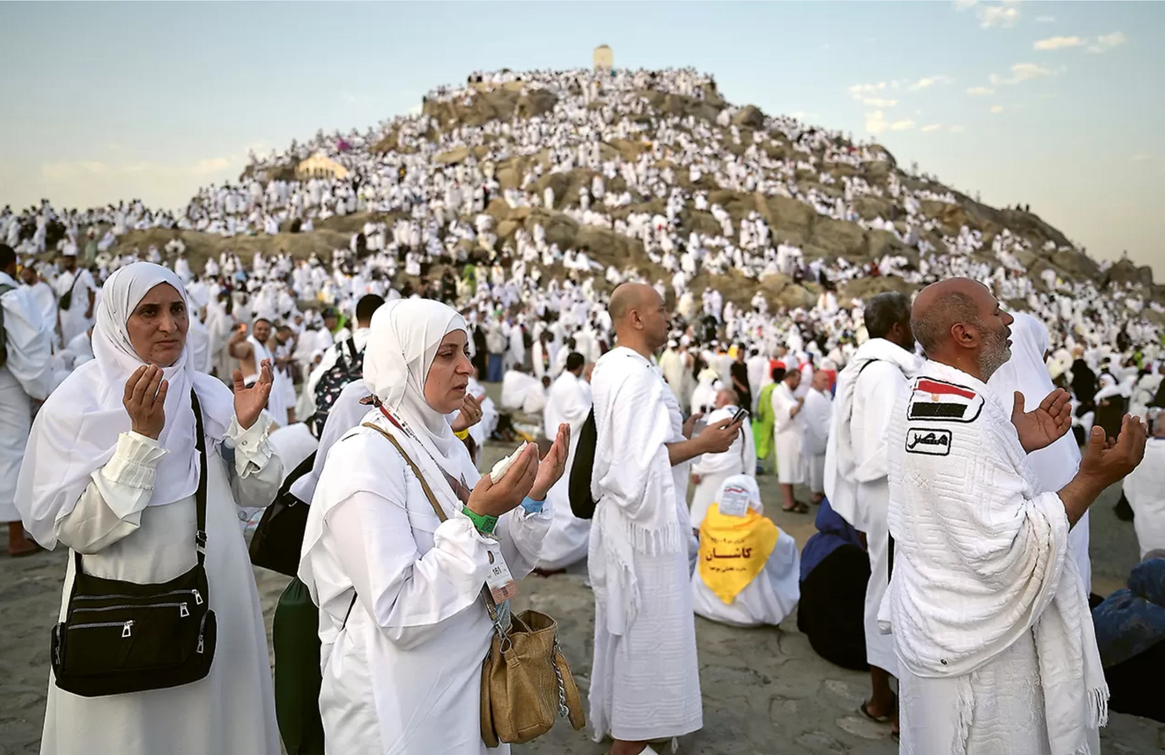 Jemaah haji ketika di Arafah.