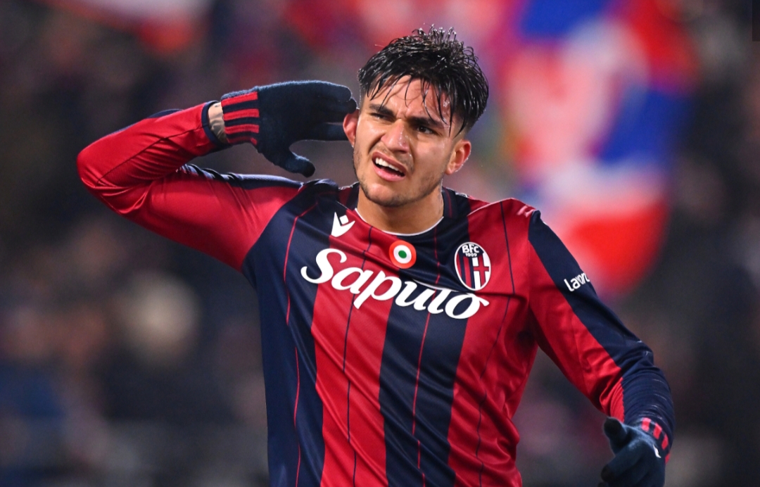 Santiago Castro jadi penentu kemenangan Bologna atas Parma.