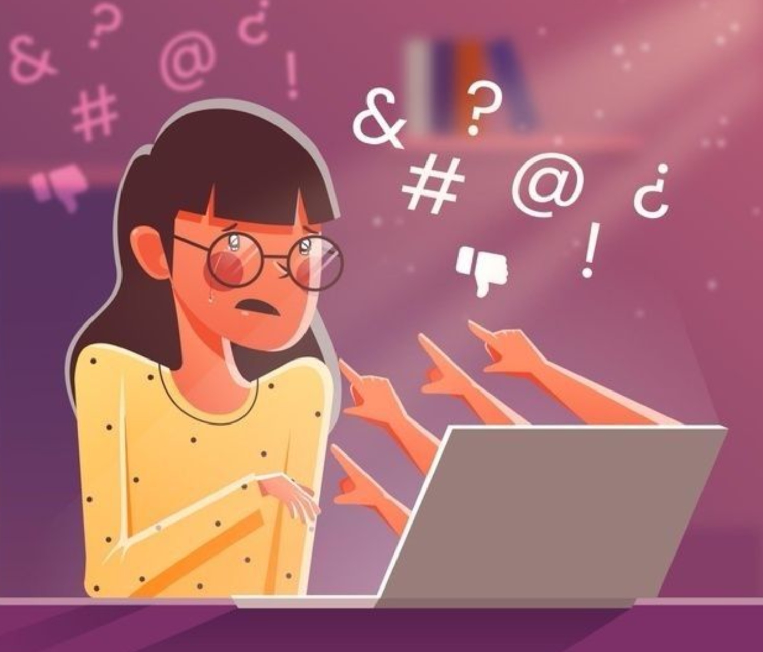 Ilustrasi ancaman buzzer di sosial media.