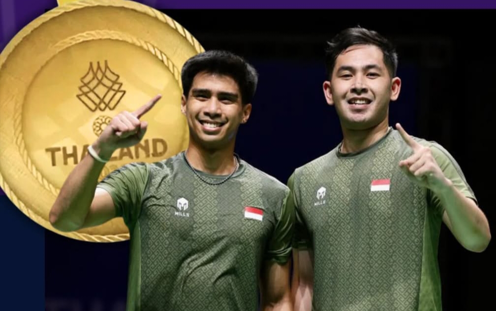 Sabar Karyaman Gutama/Moh Reza Pahlevi Isfahani sukses mempersembahkan medali emas SEA Games 2025.