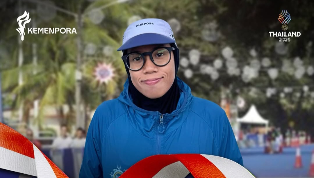 Atlet modern pentathlon asal Jawa Timur Dea Salsabilla Putri.