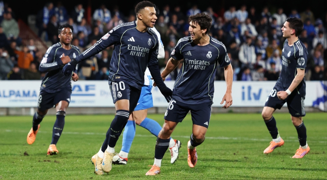 Kylian Mbappe cetak brace saat Real Madrid harus bekerja keras.