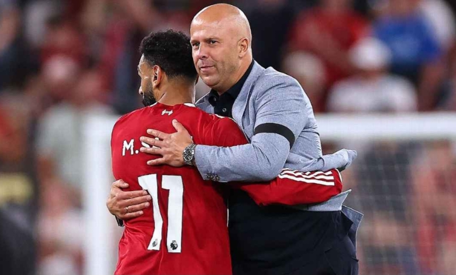 Mo Salah dan Arne Slot sudah tidak ada masalah.