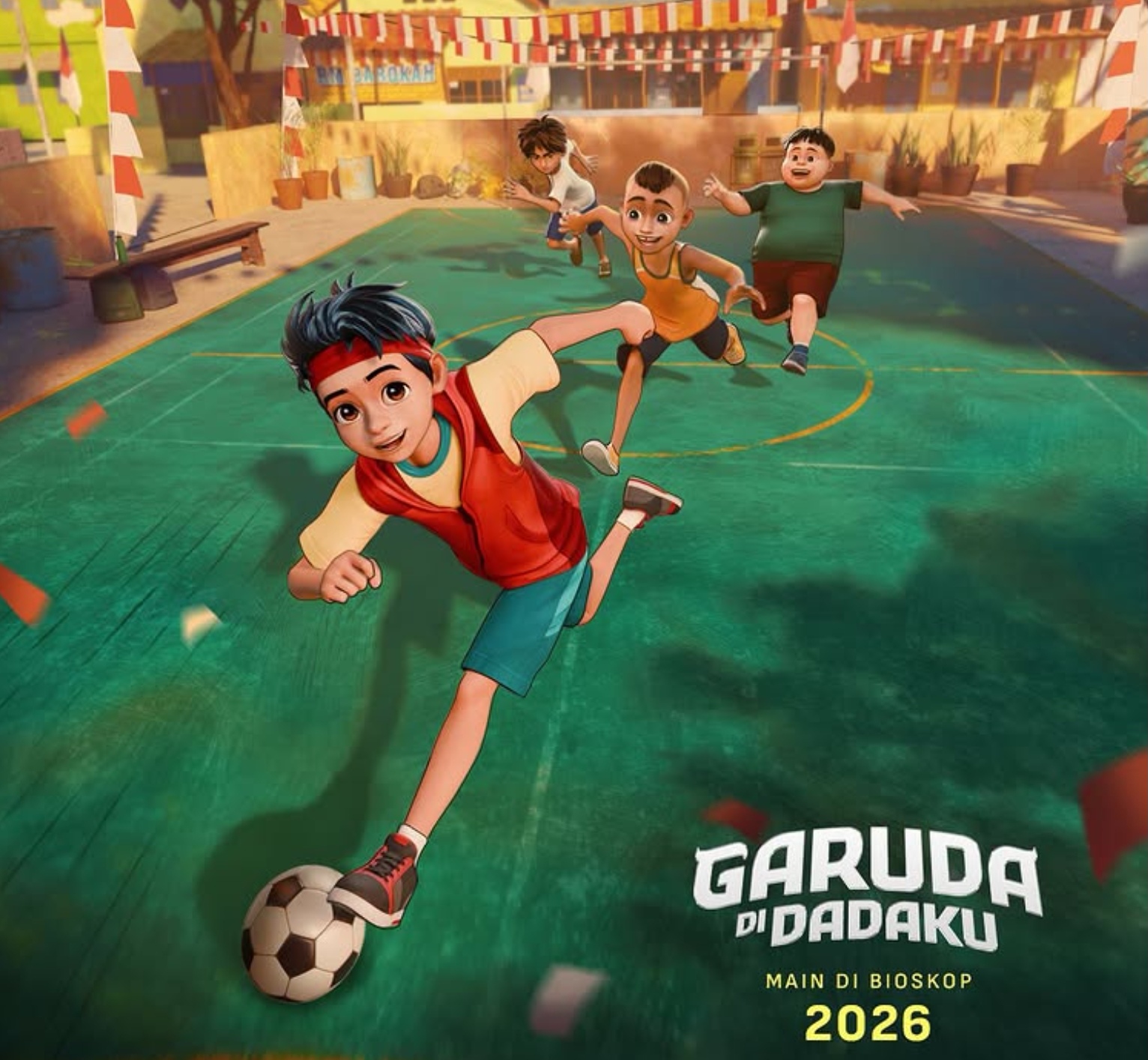 Setelah tiga tahun proses produksi, film animasi Garuda di Dadaku akan tayang tahun depan.