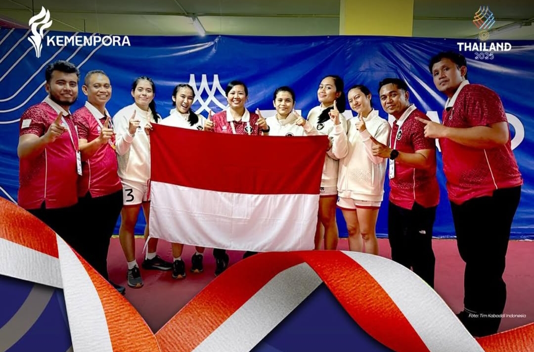 Tim Kabaddi putri raih emas ke-80 untuk kontingen Indonesia.