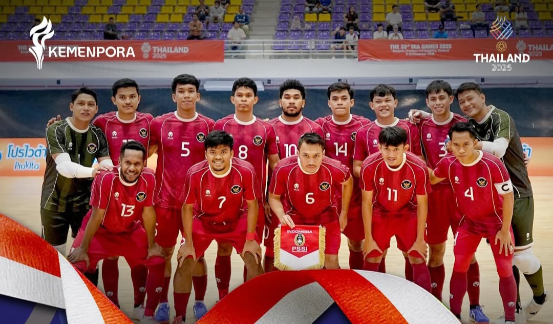 Timnas futsal putra buat kejutan dengan menghajar Thailand.