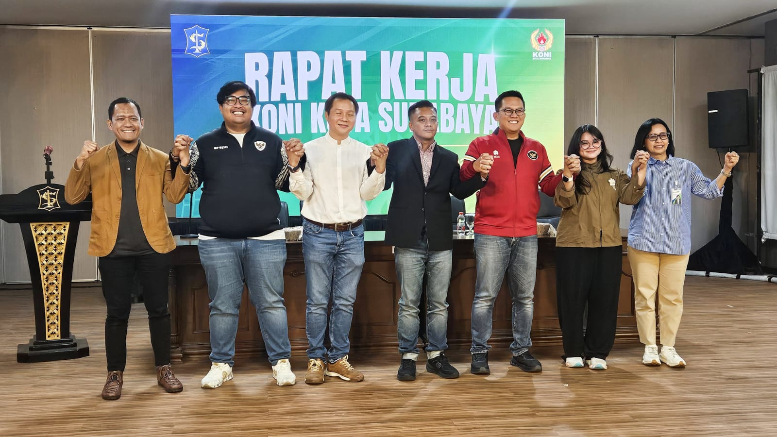 Raker KONI Kota Surabaya menyetujui tambahan tiga anggota baru.