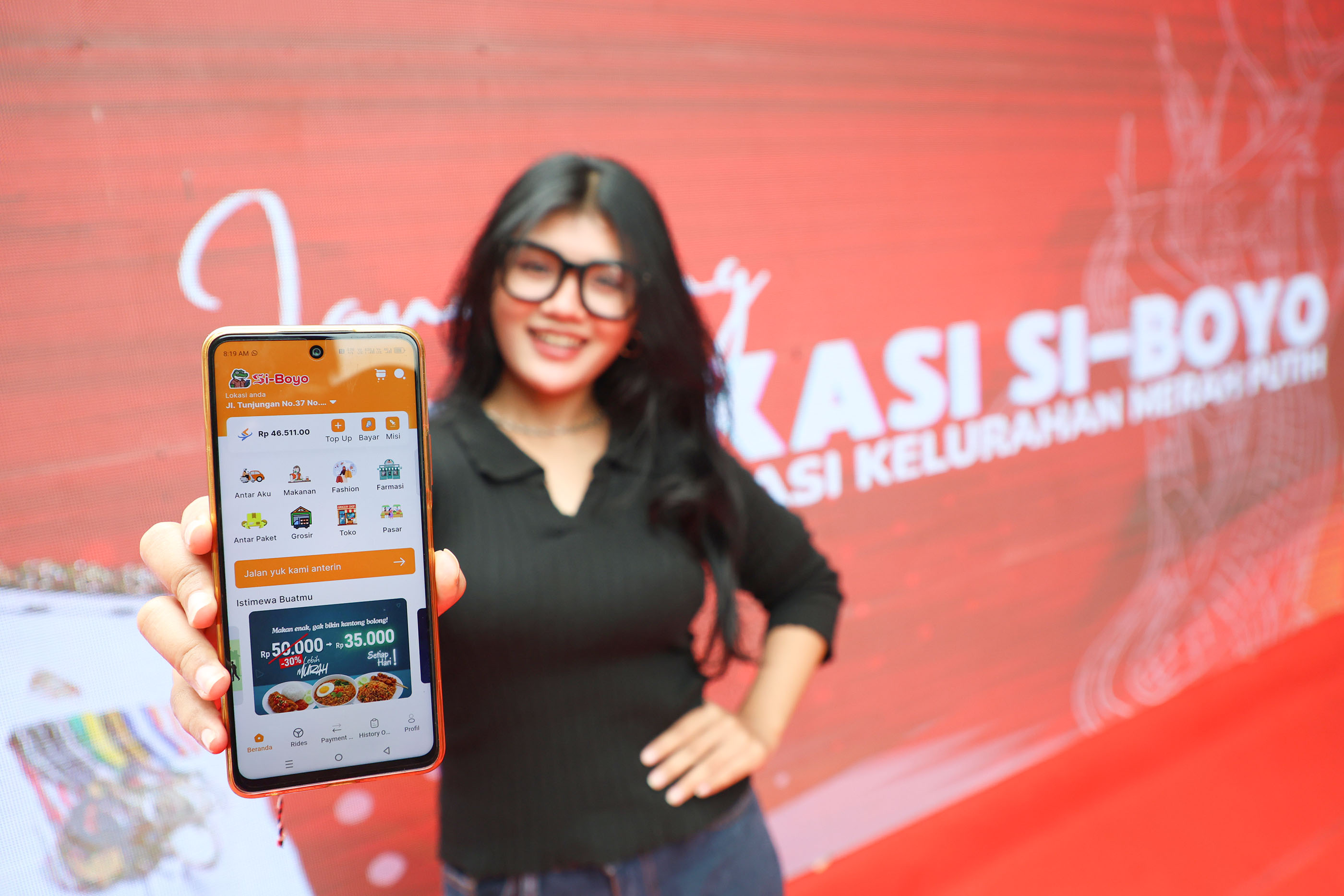 Launching aplikasi Si-Boyo untuk memperkuat jaringan UMKM Kota Surabaya.