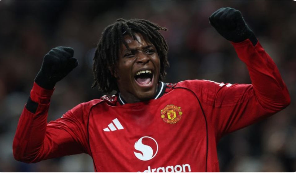 Patrick Dorgu jadi pahlawan kemenangan Manchester United.