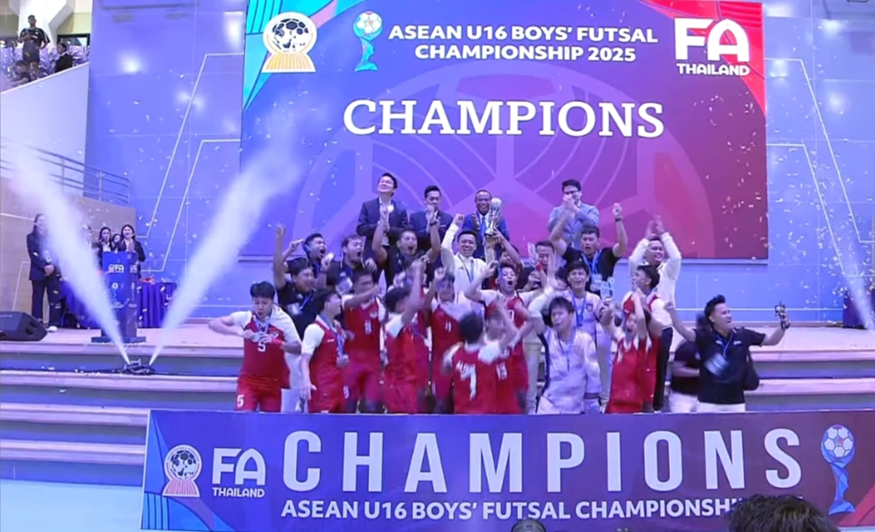 Timnas Futsal Indonesia U-16 juara ASEAN U-16 Boy