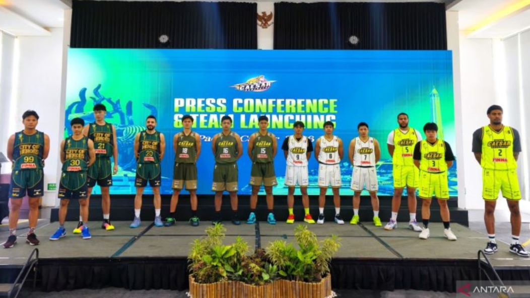 Peluncuran Pemain Pacific Caesar Surabaya untuk IBL 2026, di Hotel Dafam Surabaya, Sabtu (3/1)