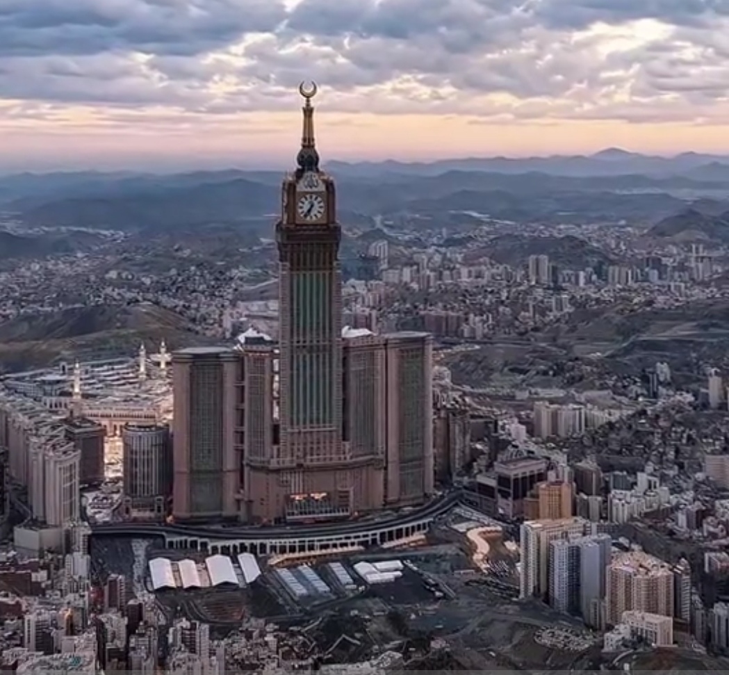 Suasana kota Makkah, Arab Saudi.