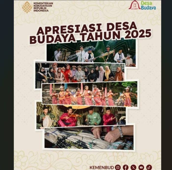 APRESIASI: Kementerian Kebudayaan Republik Indonesia memberikan apresiasi kepada desa-desa yang berhasil mengelola kebudayaan sebagai sistem hidup yang berdampak sosial, ekologis, dan ekonomi.