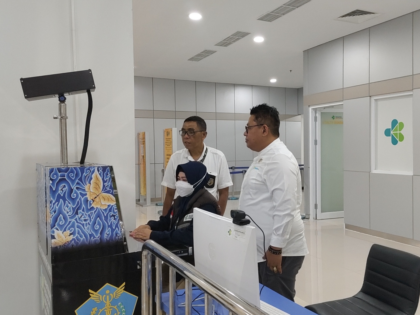 Deteksi superflu di Bandara Internasional Juanda Surabaya. (IST)