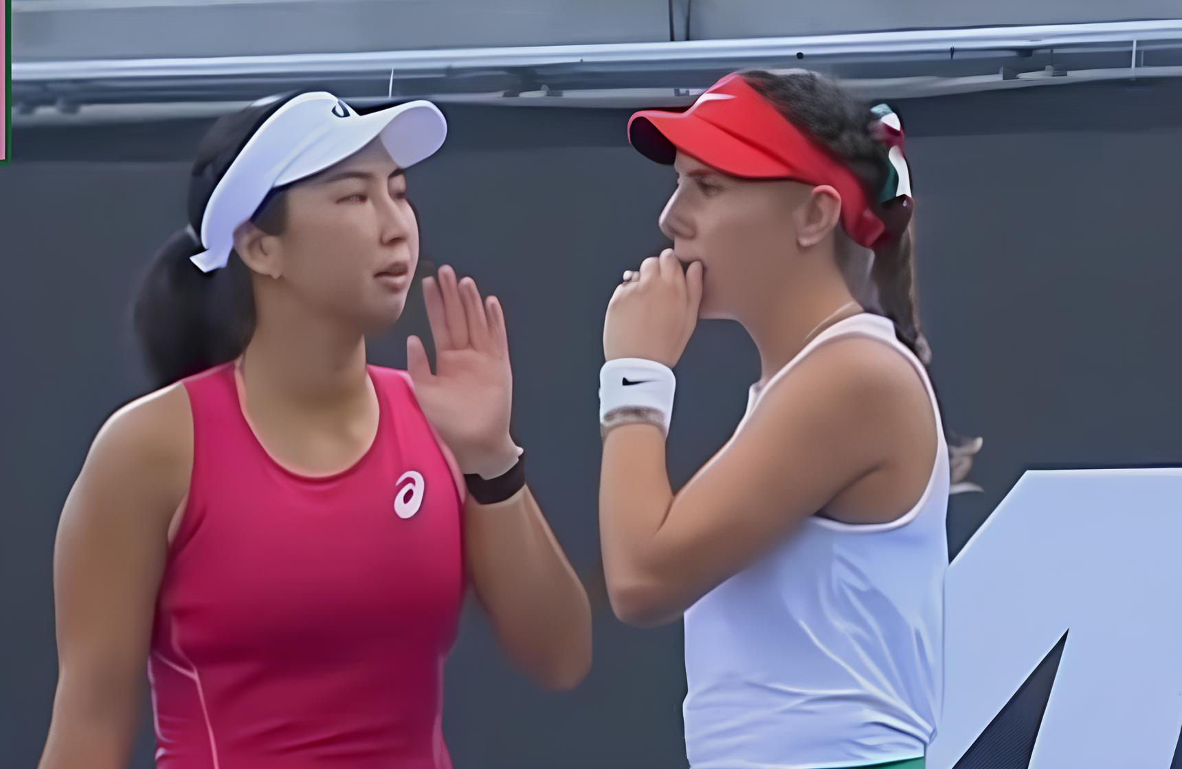 Aldila Sutjiadi dan Giuliana Olmos.