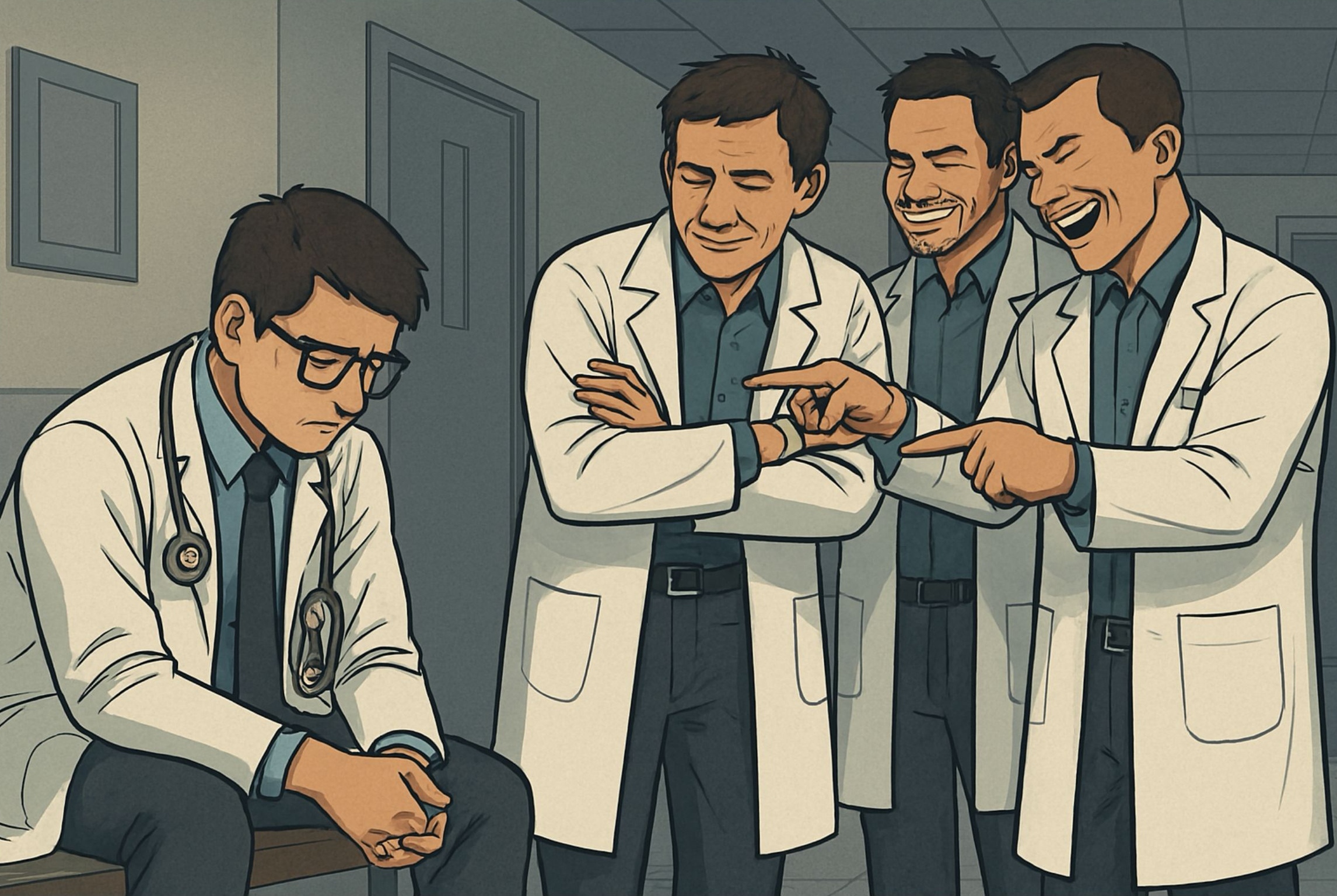 Ilustrasi perundungan.