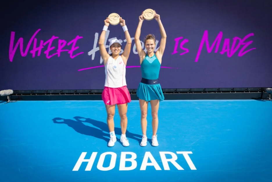 Janice Tjen/Katarzyna Piter jadi bintang di Hobart, Australia.