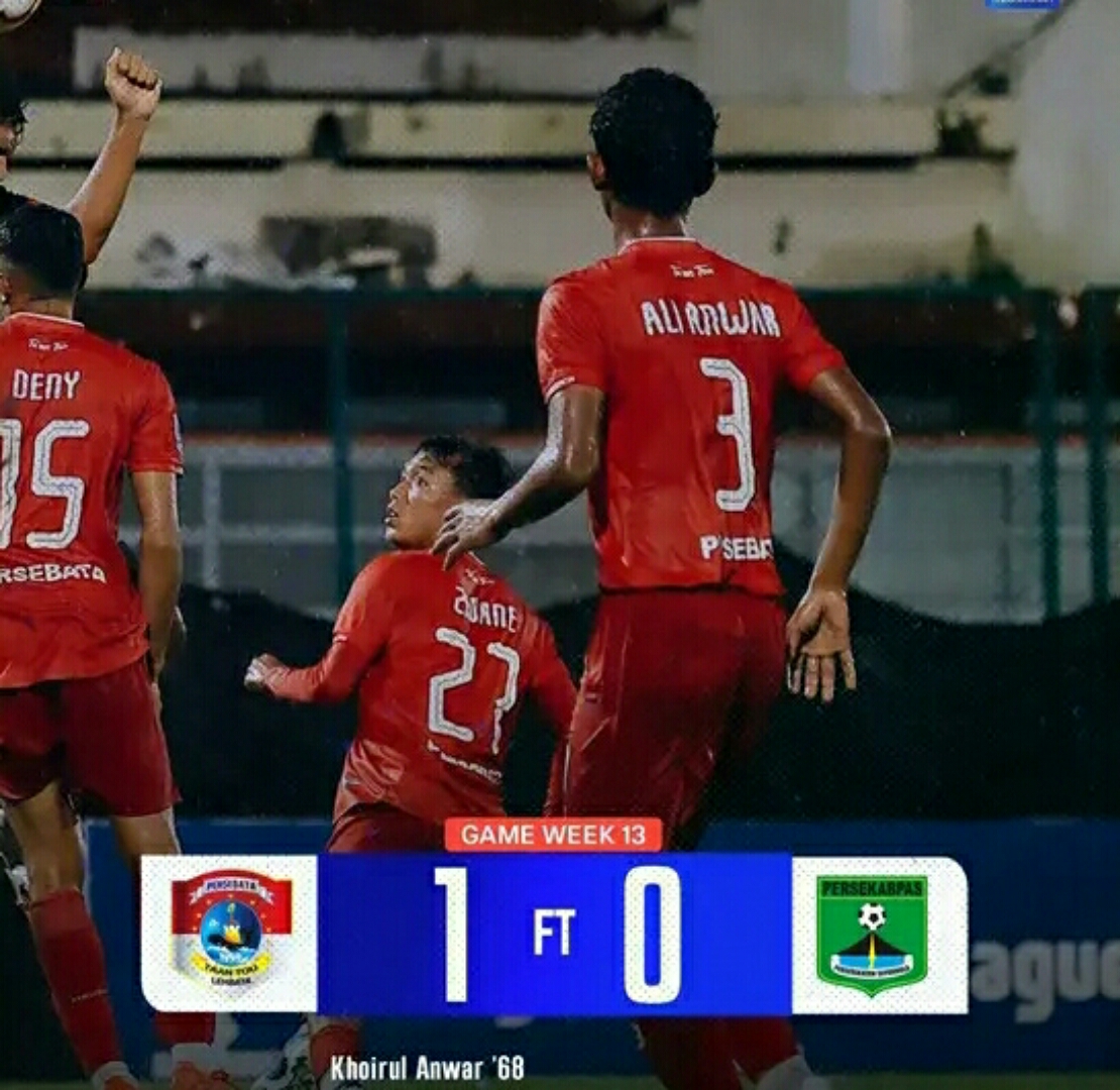Pemain Persebata Lembata mulai bangkit setelah sempat mengalami hasil minor di Liga Nusantara. (IST)