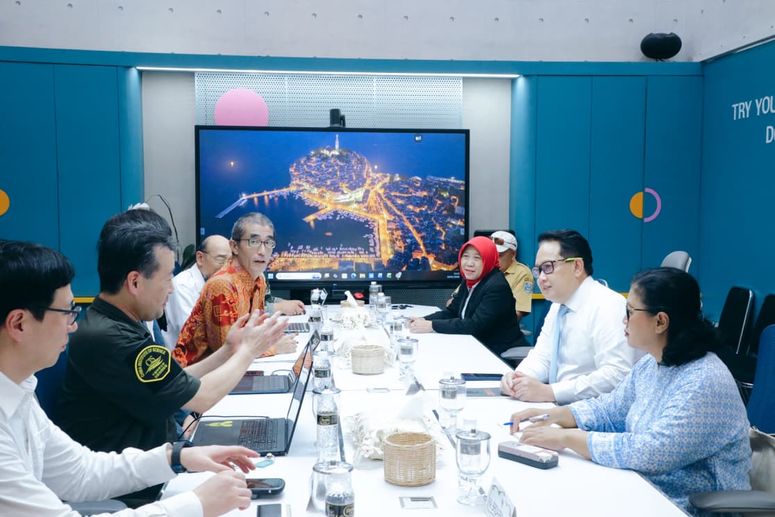 KERJA SAMA: Jatim akan gunakan teknologi drone Jepang untuk penanggulangan bencana.(IST/RADAR SURABAYA)