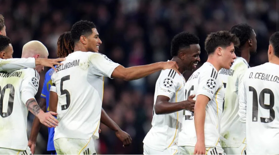 Real Madrid pesta gol di gawang AS Monaco.