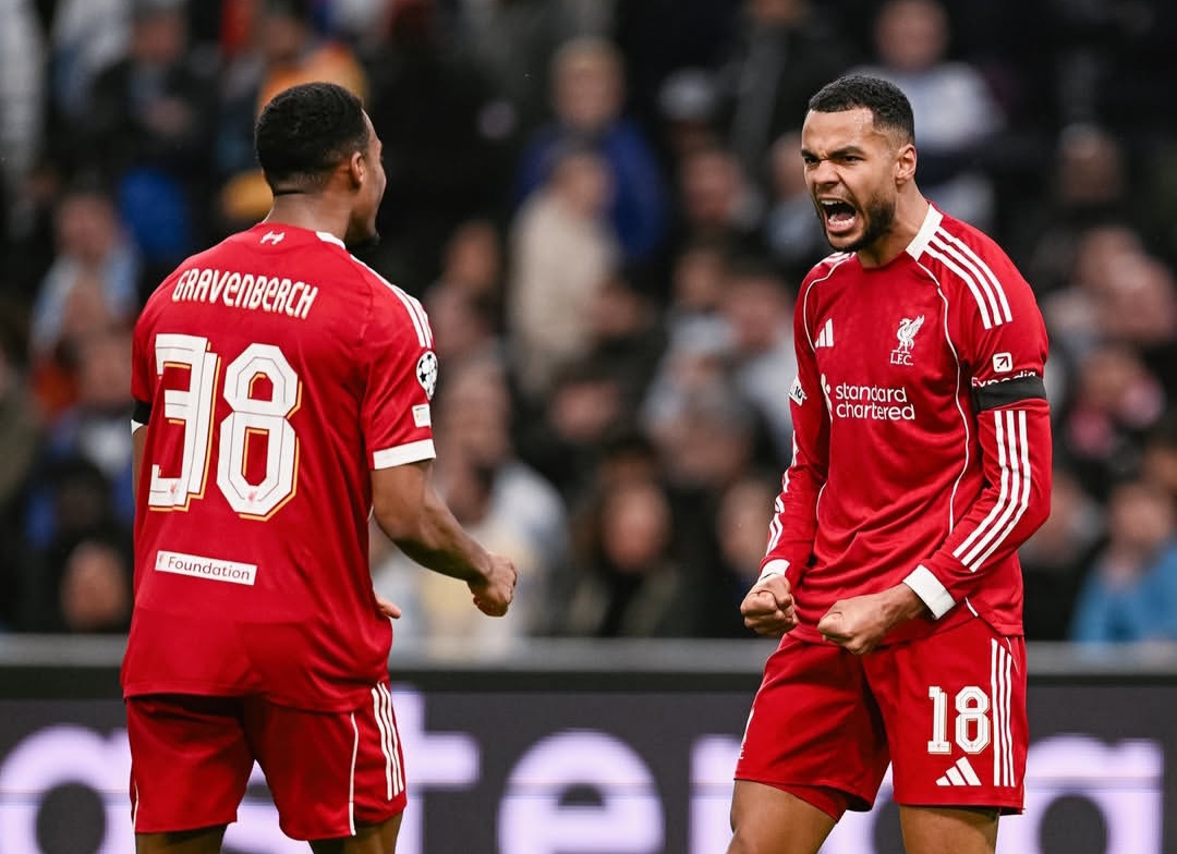 Cody Gakpo cetak gol ketiga Liverpool atas Marseille.