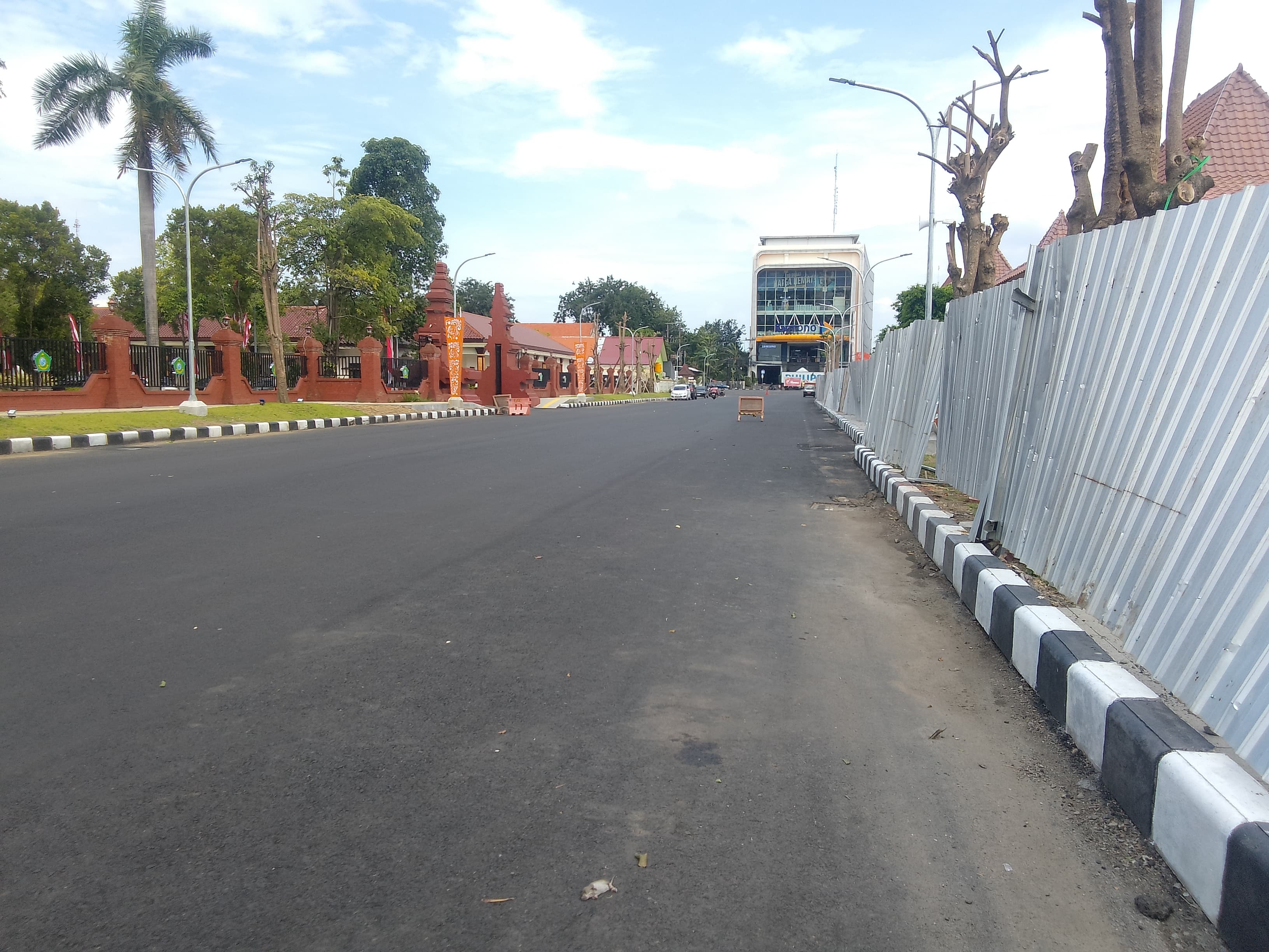 NYAMAN Jalan Cokronegoro menjadi salah satu jalan yang ditutup saat CFD. (DIKY SANSIRI/RADAR SIDOARJO)