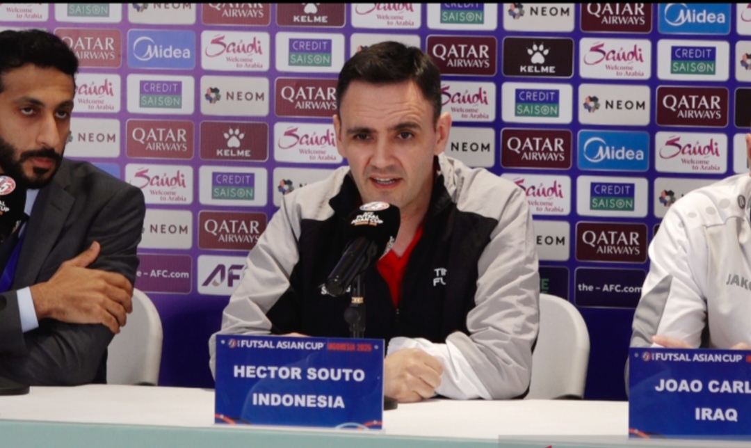 Pelatih timnas futsal Indonesia Hector Souto.