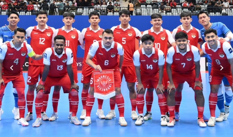 Timnas Futsal Indonesia lolos ke perempat final Piala Asia Futsal 2026.