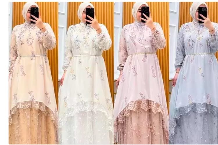 Trend: Contoh Gamis Bini yang Lagi Viral.