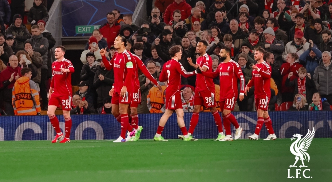 Liverpool melaju ke babak 16 besar Liga Champions.