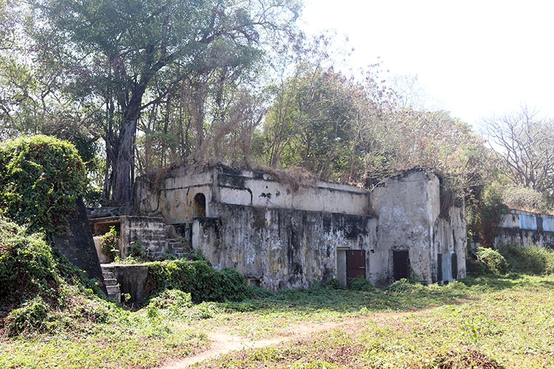 KOKOH: Kondisi Benteng Kedung Cowek Surabaya saat ini. Dulu Benteng Kedung Cowek menjadi pertahanan udara Surabaya.