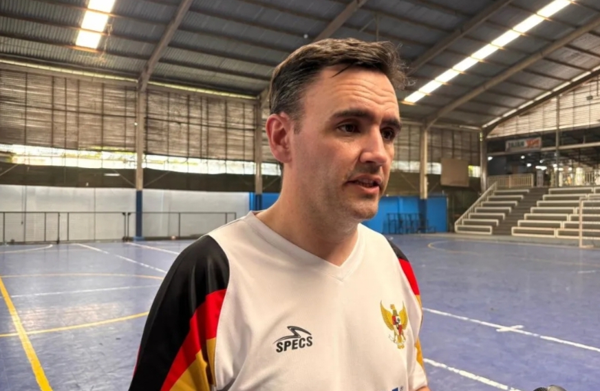 Pelatih Timnas Futsal Indonesia Hector Souto.