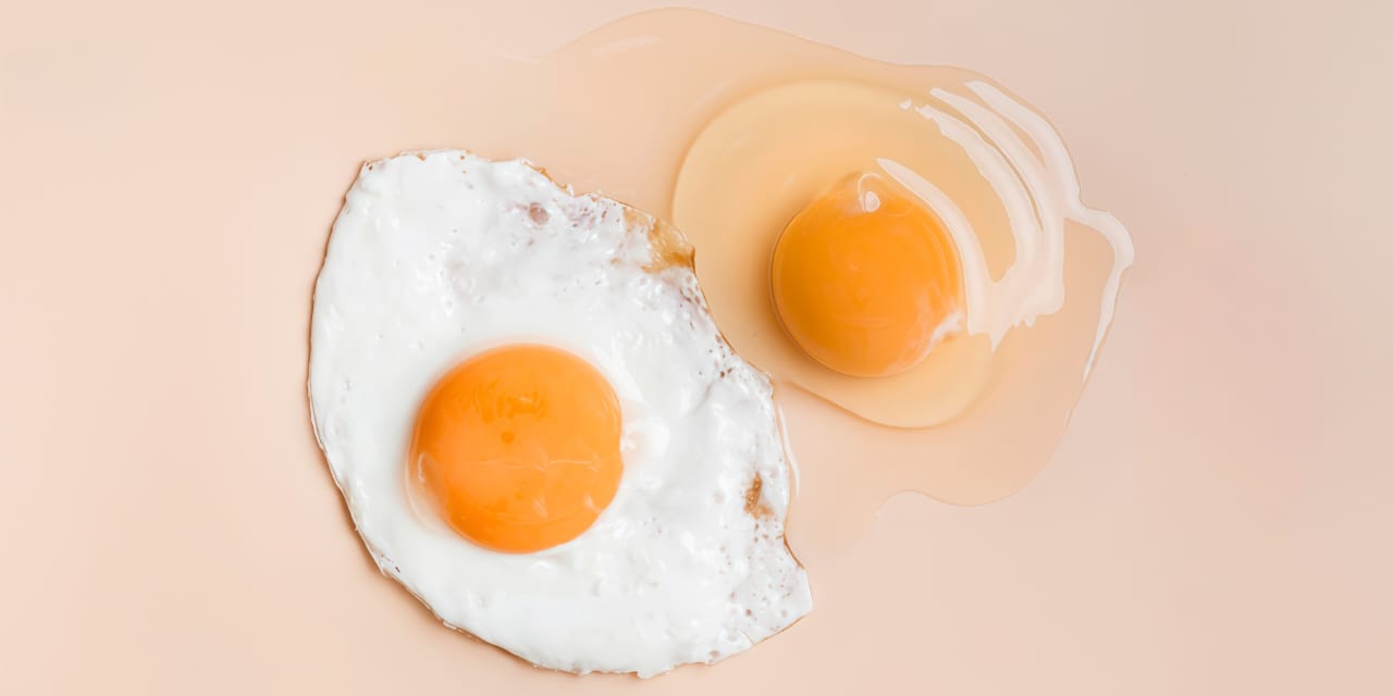 Telur Matang dan Telur Mentah.