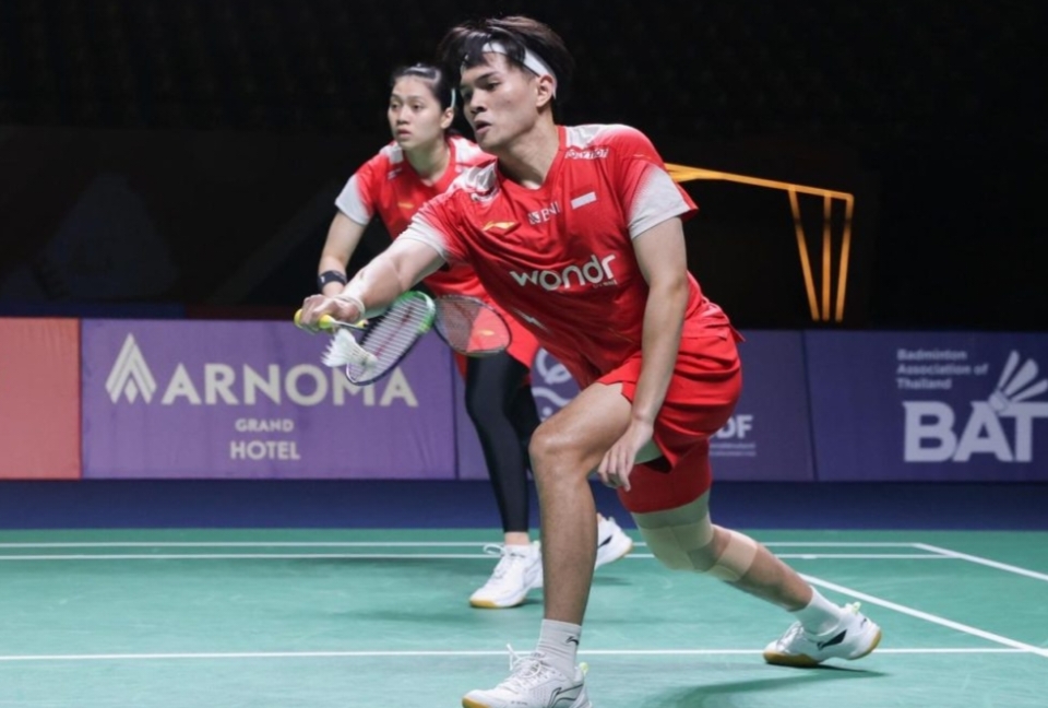 Adnan Maulana/Indah Cahya Sari Jamil mencatatkan sejarah bagi bulu tangkis Indonesia setelah menjuarai sektor ganda campuran Thailand Masters 2026.