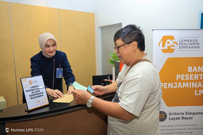 LEGA: LPS telah melaksanakan pembayaran klaim penjaminan simpanan kepada para nasabah PT Bank Perekonomian Rakyat (BPR) Prima Master Bank.
