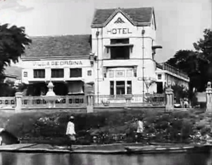 IKONIK: Gedung eks Pusat Kebudayaan Prancis (Centre Culturel et de Coop&eacute;ration Linguistique/CCCL) di Jalan Darmokali Nomor 10, Surabaya.