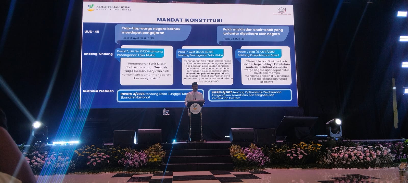 Menteri Sosial (Mensos) RI Saifullah Yusuf. (DIKY SANSIRI/RADAR SIDOARJO)