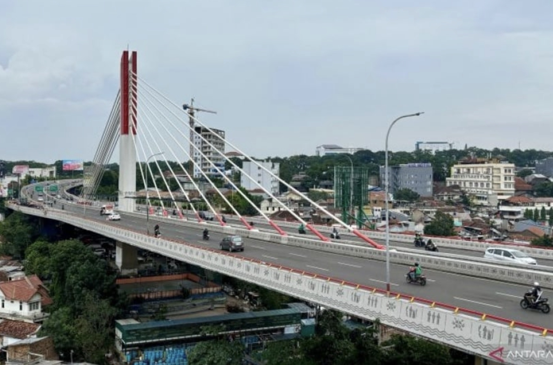 Flyover Pasupati atau Jalan Layang Prof. Mochtar Kusumaatmadja, Kota Bandung yang menjadi lokasi pelajar Cimahi akhiri hidup.